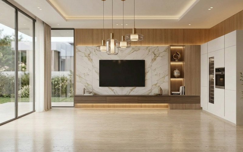 Modern TV Wall Unit Interior Design
